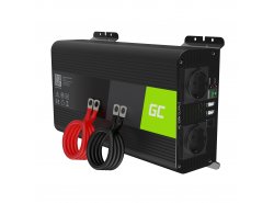 Menič napätia Green Cell ® 1000W / 2000W, konvertor čistého sínového napätia, 12V, 230V
