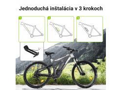 Bateriová batéria Green Cell trubica Down Tube 36V 11,6Ah 418 Wh pre elektrický bicykel E-Bike Pedelec
