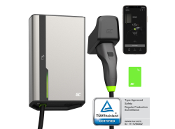 Green Cell GC HabuDen Wallbox 11kW 22kW 32A 5m NFC nabíjací kábel Typ 2 Inteligentná nabíjacia stanica GC Bluetooth WiFi App